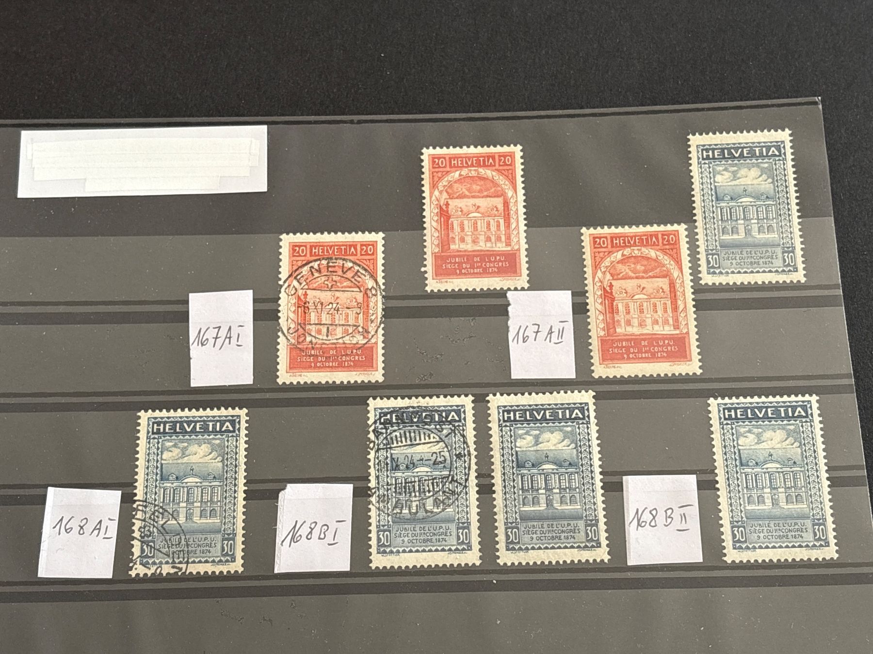 Tutti i francobolli: 1924 Weltpostverein UPU gestempelt + Postfrisch – Usato da Stampa venduto da gmcgmc149