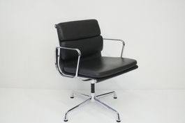 Original Vitra Eames Soft Pad EA208 Leder asphalt