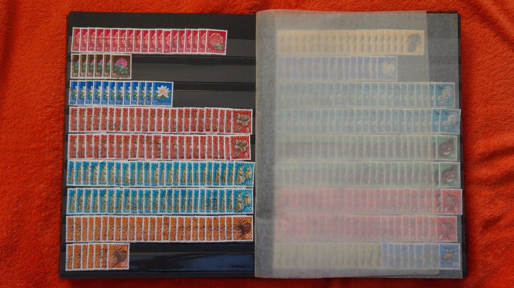 Alle Briefmarken: 2 Alben mit Pro Juventute ab 1939 – Gebraucht aus Sulgen von Kengi0 8