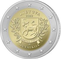 Lithuania - 2 Euro Suvalkija 2022 UNC