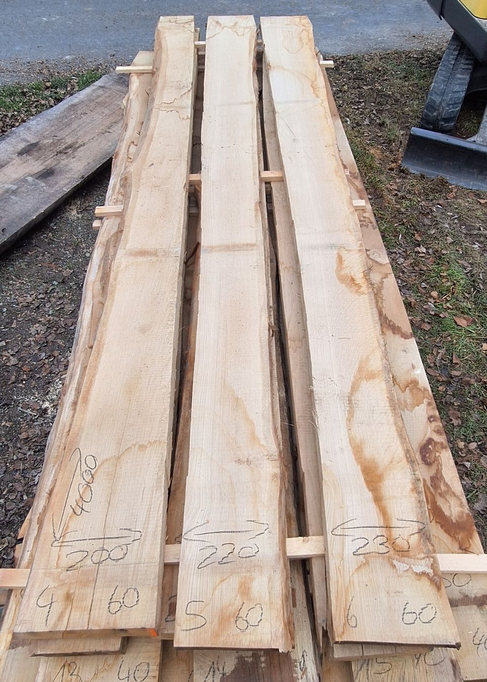 Holzartikel: Eichenbrett 60mm, 4m Länge, 6 Bretter – Neu (gemäss Beschreibung) aus Waldkirch von bauprofi87 1