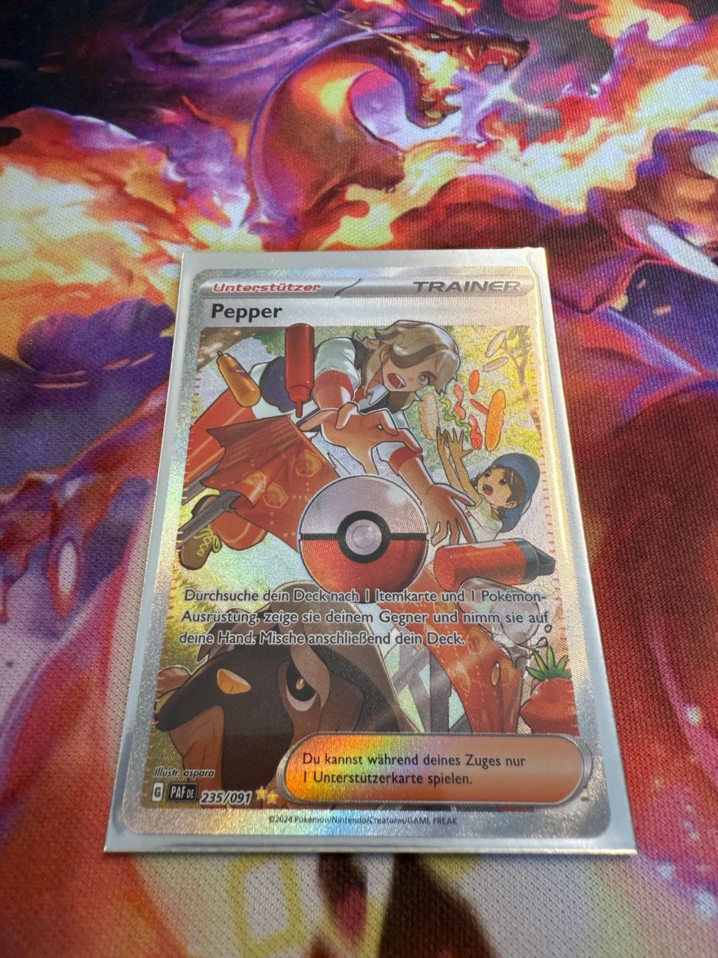 Pokémon Carte collezionabili: Pepper (PAF 235) / Paldeas Schicksale – Nuovo (secondo la descrizione) da Bülach venduto da CherryBlu