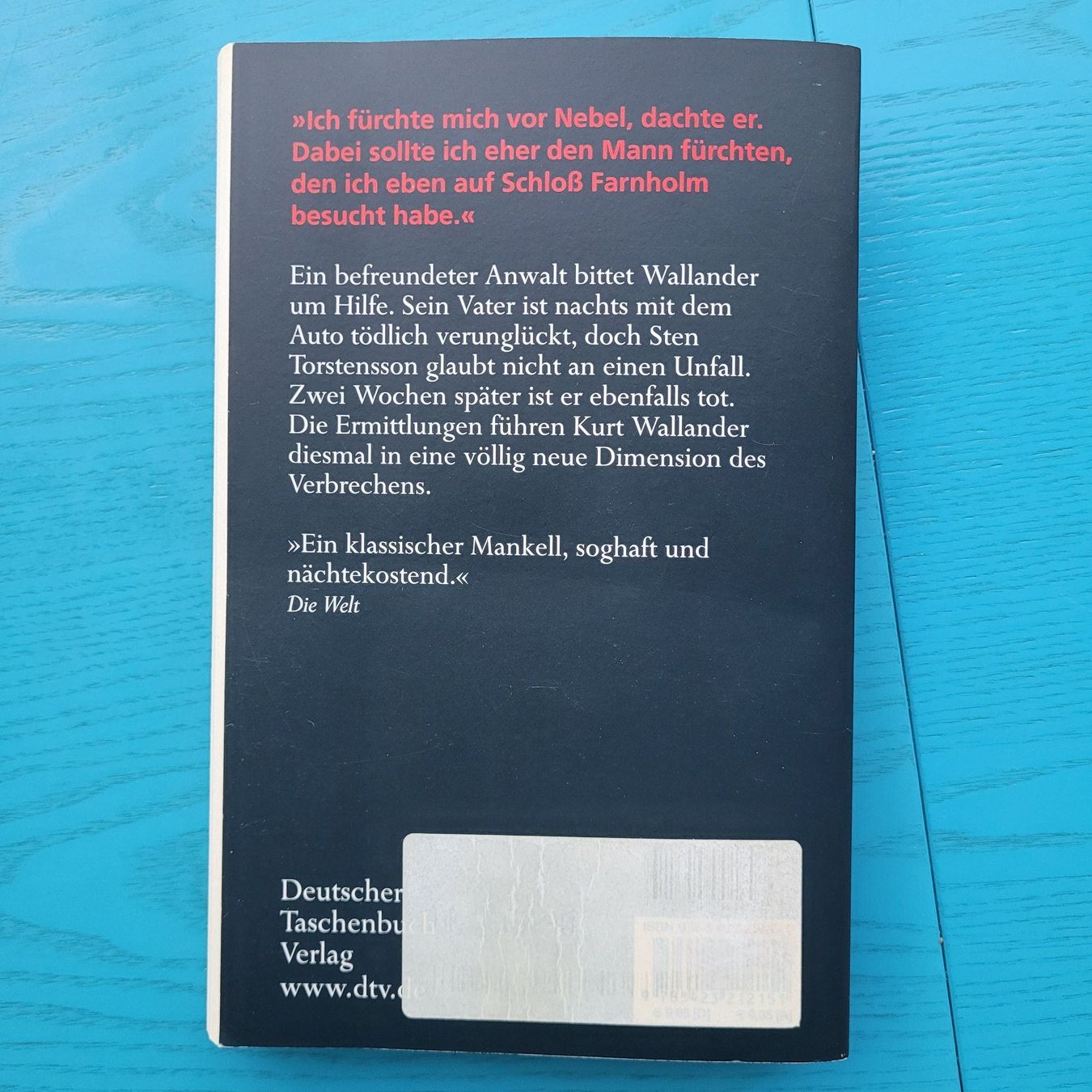Libri: Henning Mankell- Der Mann, der lächelte – Usato da SCHÜBELBACH venduto da CoKaHa 1