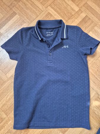 Poloshirt dunkelblau, Gr. 116