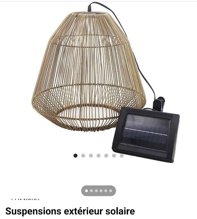 Maisons du monde Lampade: Lampe extérieur solaire – Usato da Savigny venduto da noemari1