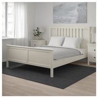 HEMNES Bett + Matratze