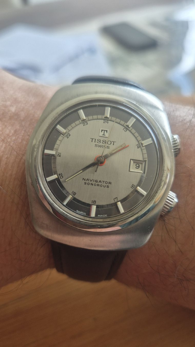 Tissot Orologi: Tissot Navigator Wecker – Usato da Rämismühle venduto da beni0010