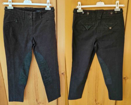 Vintage ORWELL Jodhpur–Reithose – Jeans schwarz Gr. 38 (SVT)