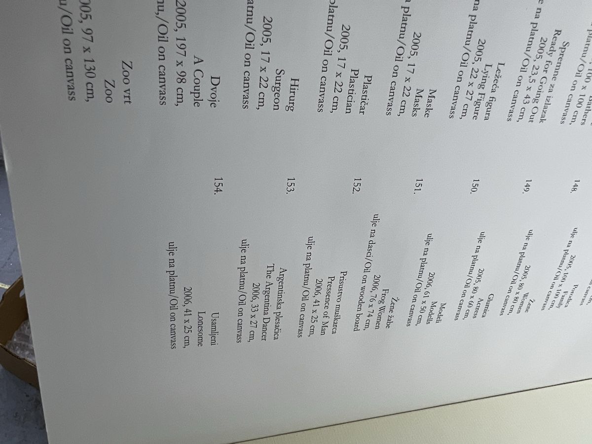 Libri: Milan Marinkovic CILE Slike 1986-2006 – Usato da Wettingen venduto da NickInc 5