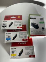 3 Canon CLI-581 XXL + KMP PGI-580 XXL – 4 Tintenpatronen NEU