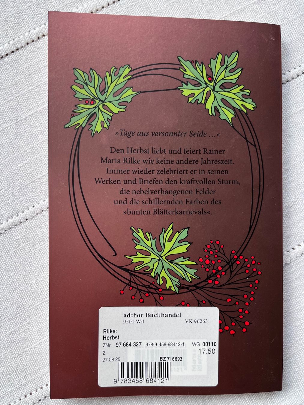 Libri: Rilke Herbst – Nuovo e nell'imballaggio originale da Wil SG venduto da aiy_fnm9 1