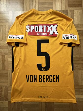 Original Von Bergen BSC Young Boys YB 2018/19 Trikot M