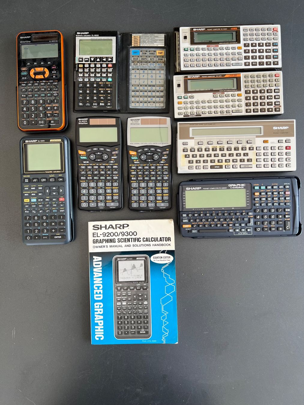 Calculatrices: Sharp Taschenrechner Sammlung – D'occasion à Steckborn par Migul63