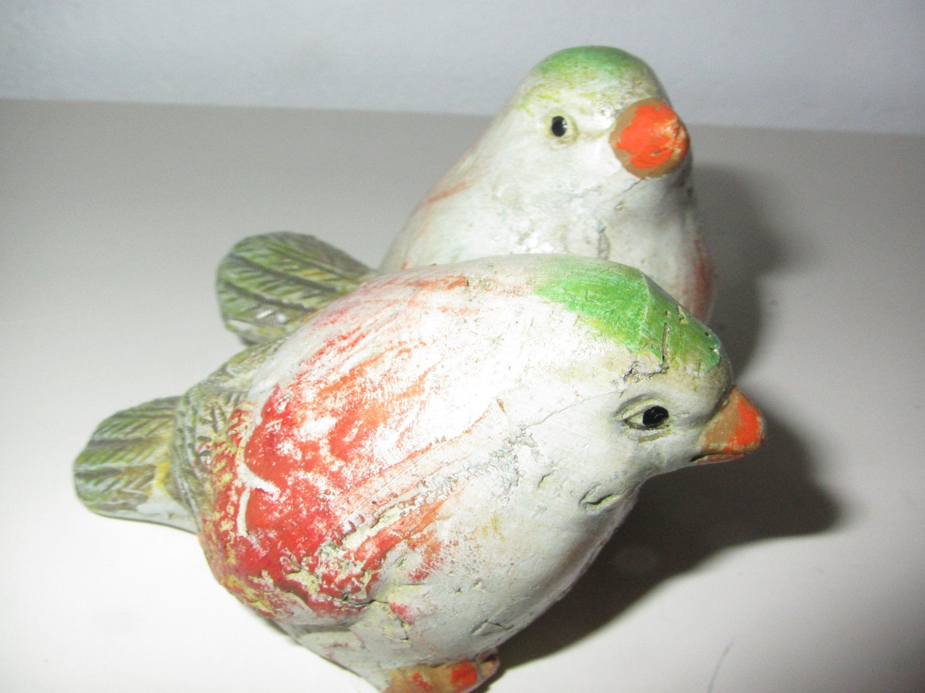 Alle Dekorationen: 4 OISEAUX CERAMIQUE ET POLYRESINE NEUFS – Neu (gemäss Beschreibung) aus Murten von Selliot 8