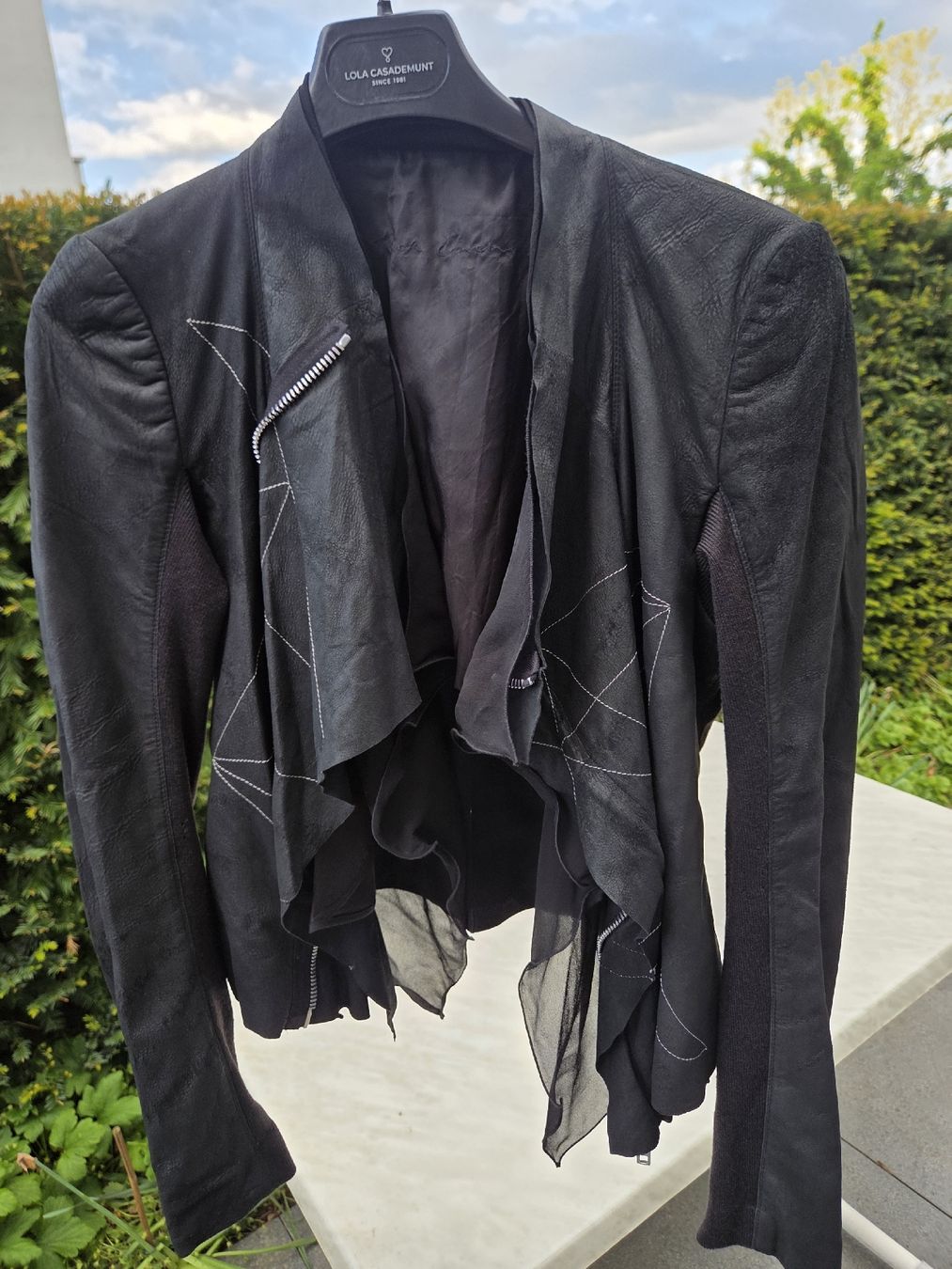 Rick Owens Giacche: Rick Owens Leather Jacket – Usato da Forch venduto da nbi_7srt