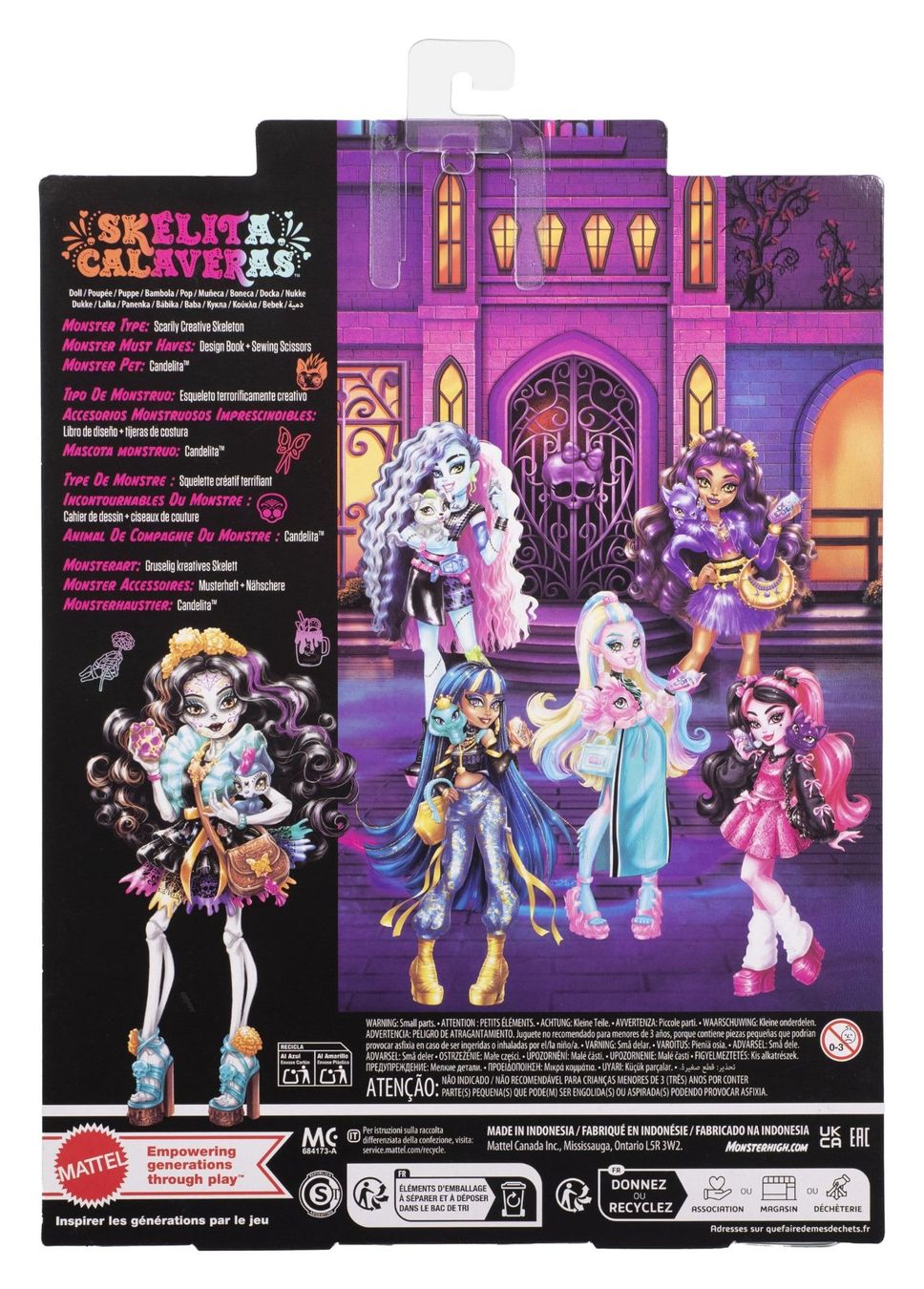 Bambole: Monster High poupée Skelita Calaveras – Nuovo e nell'imballaggio originale da St-Imier venduto da ATTAKSHOP 2
