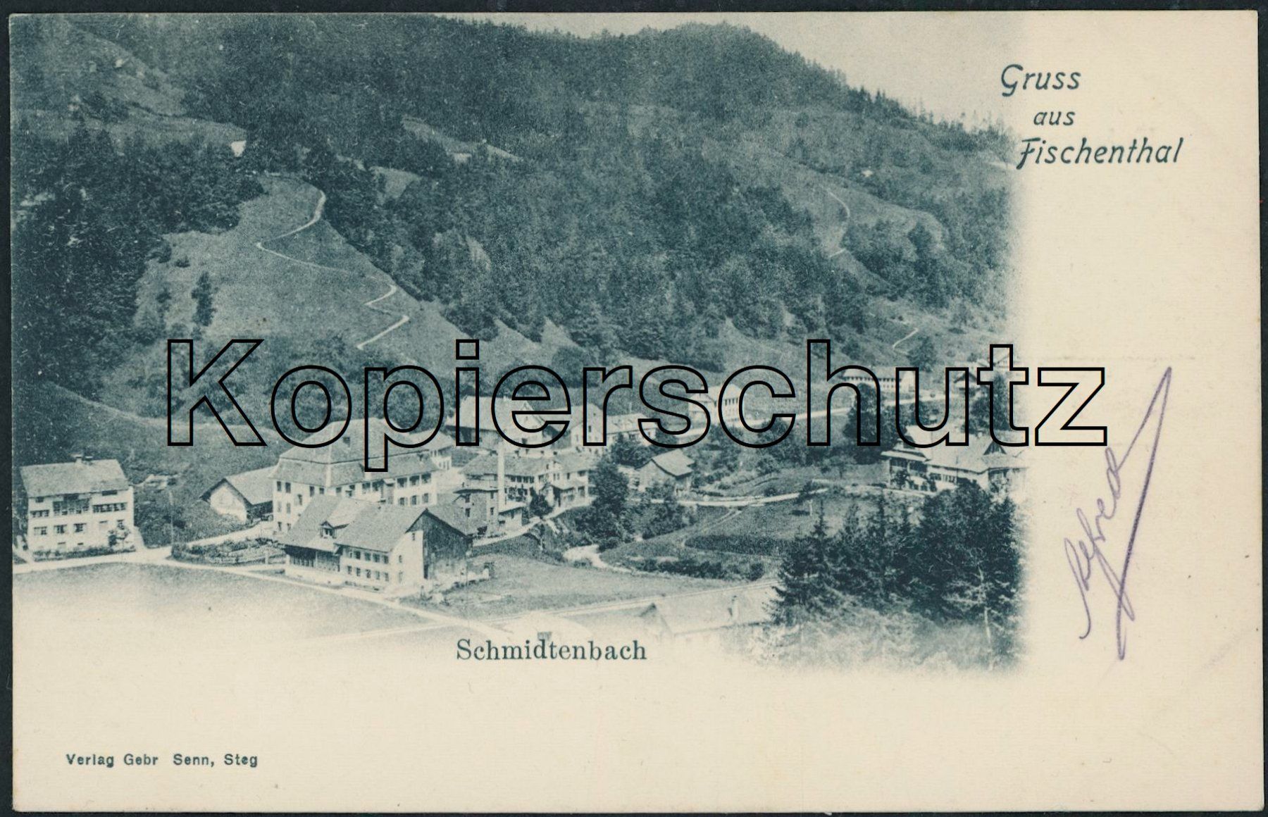 Cartoline postali: ZH Fischenthal – Usato da Schindellegi venduto da Jonathan77