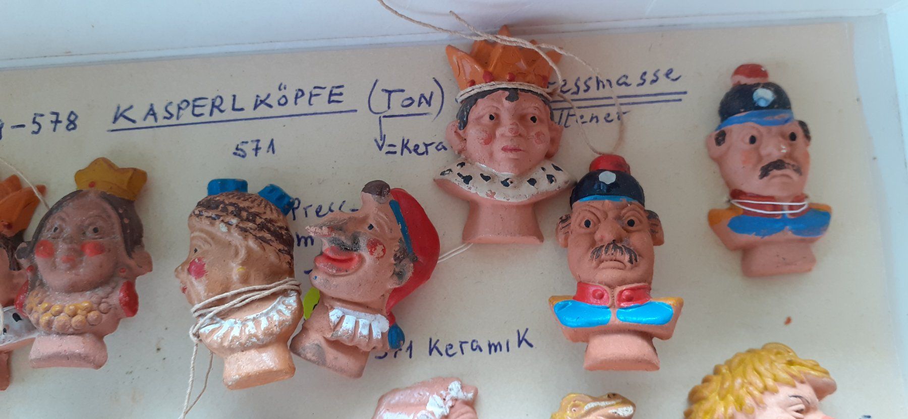 Statuette: Figuren Kasperle Köpfe Lot – Usato da Mörschwil venduto da lindaswunderkiste 3