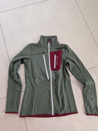 Tolle Fleece Grid Jacke Gr. S Ortovox Damen