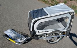 DoggyTourer alu-line Hundeanhänger fürs Velo inkl. Kupplung