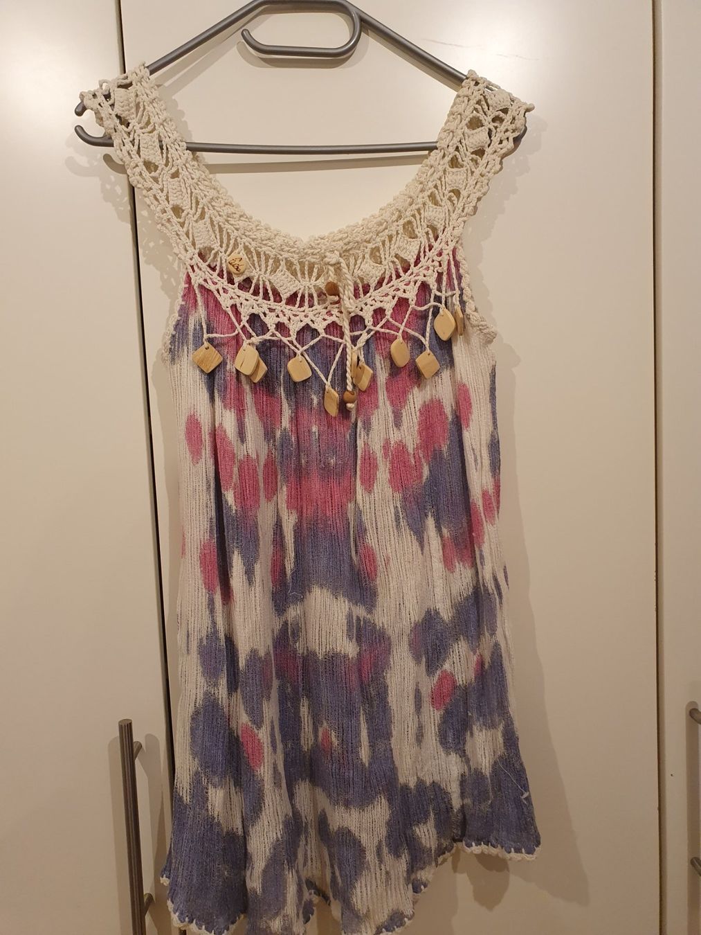 Kleider: Strandkleid Gr. S / M Häkelmuster Kuba – Neu (gemäss Beschreibung) aus Heinrichswil von sabi2809