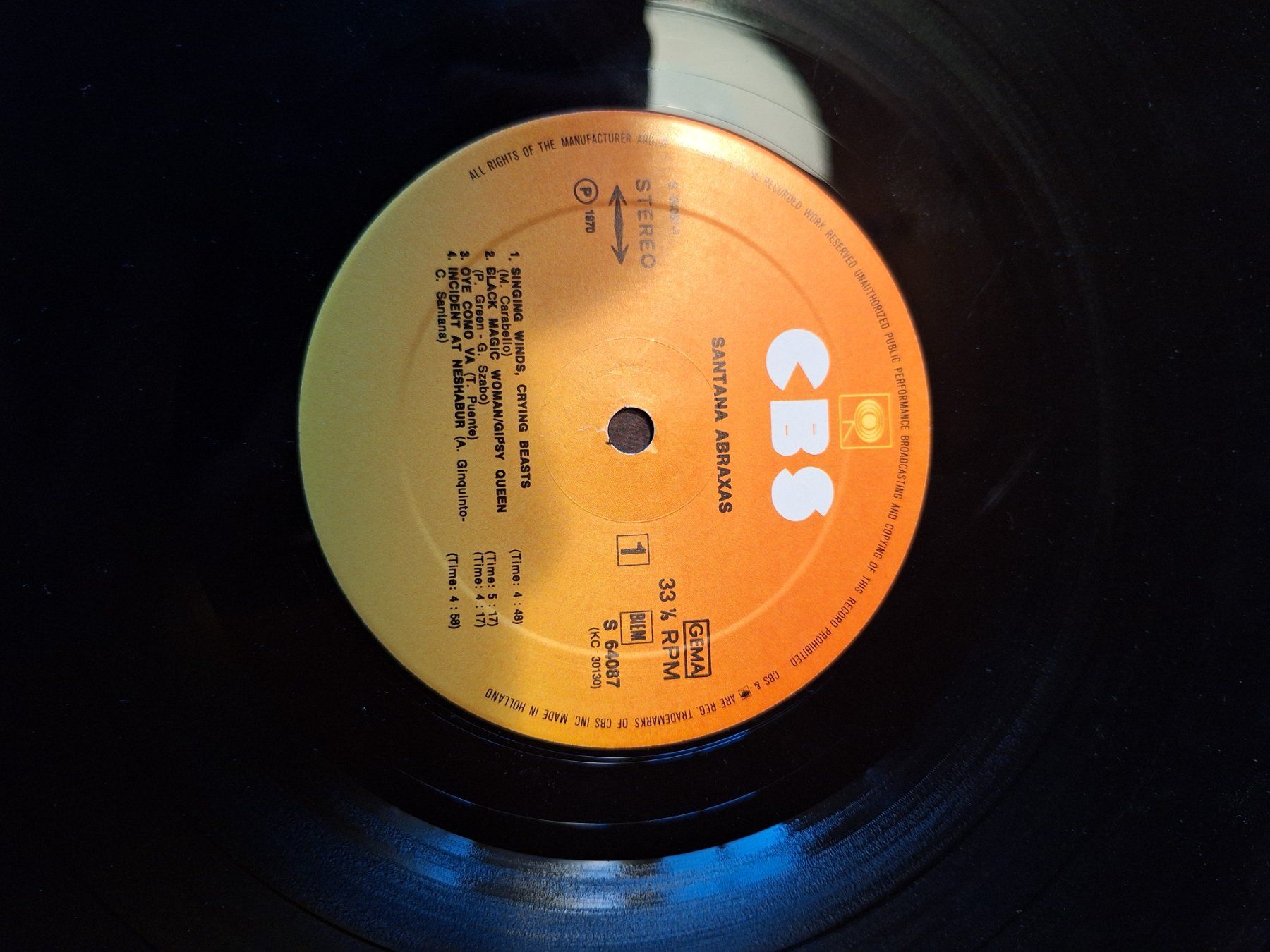 Schallplatten: Satana Abraxas Lp NL Pressung 1970 Original – Gebraucht aus Gais von til_7qpv 3