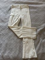 Pantalon en maille blanc