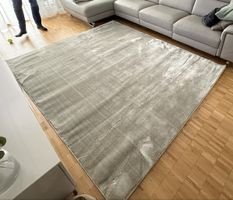 Moderner grauer Teppich 200 × 240 cm | Neu & ungebraucht