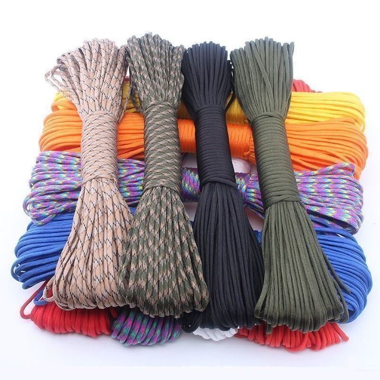 Corde Parachute 550 – 100 Mètres – 4 Mm – 9 Brins – Survie Et Sauvetage – Neuf