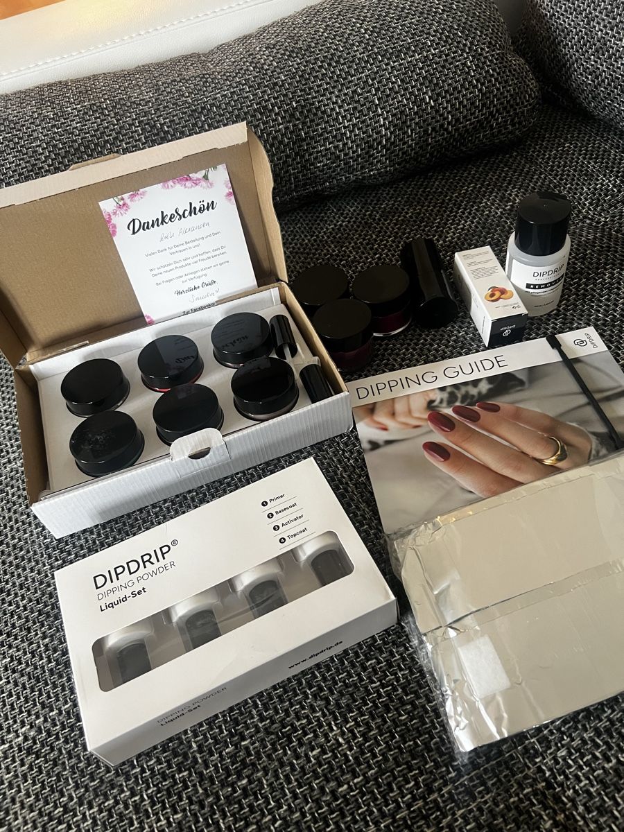 Künstliche Fingernägel: Dipp Drip Nagel-Set + Farben, Starterset – Neu (gemäss Beschreibung) aus Bad Zurzach von Heugumper7