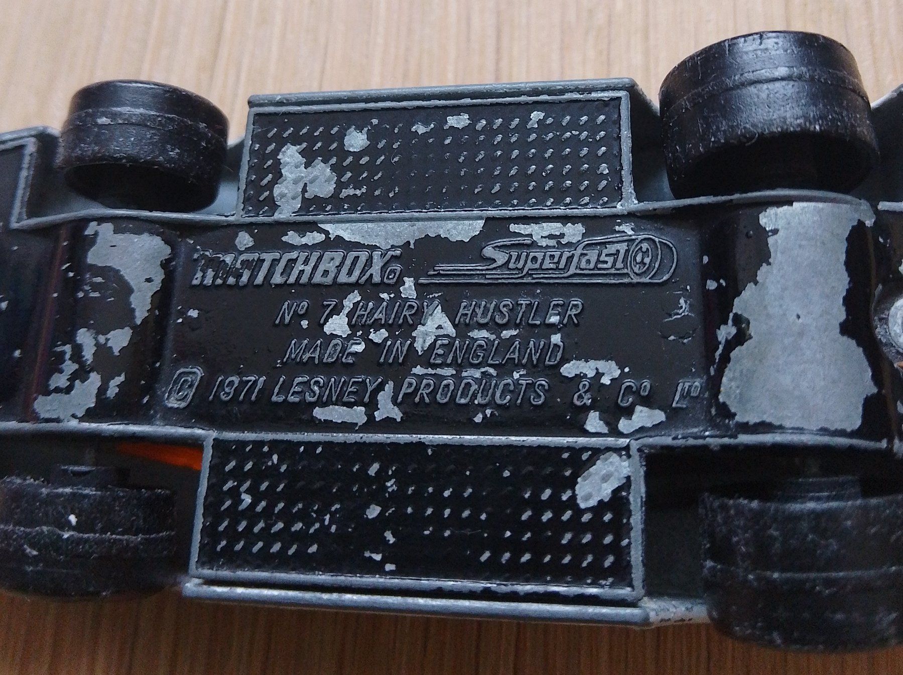 Matchbox Modellini d'auto: Auto Matchbox Superfast: SF-7 Hairy Hustler 1971 – Usato da Wohlen AG venduto da salamanderspielwaren 5