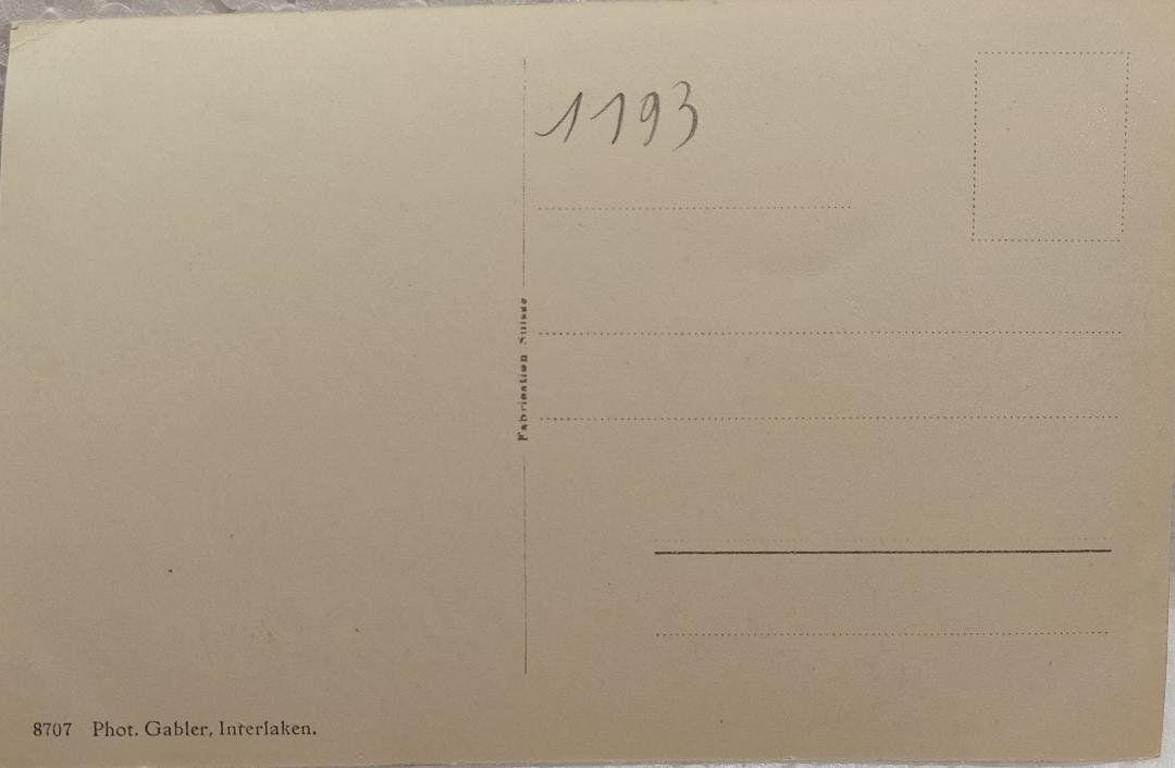 Cartoline postali: INTERLAKEN - Heimwehfluh – Usato da Delémont venduto da Domdom1 1