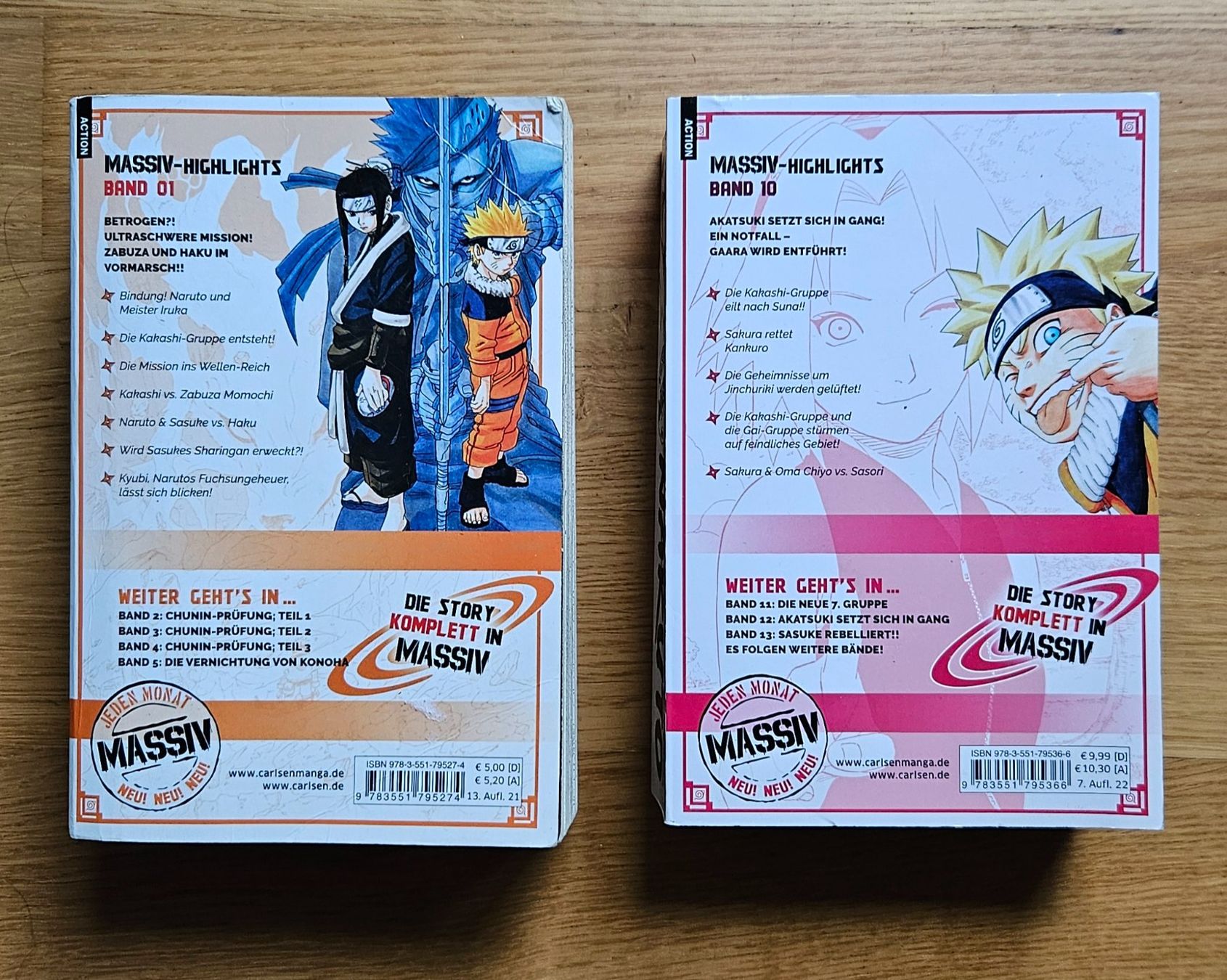 Fumetti: Manga Naruto Massiv Band 1 und 10 – Usato da Rüti ZH venduto da Pacey0 1