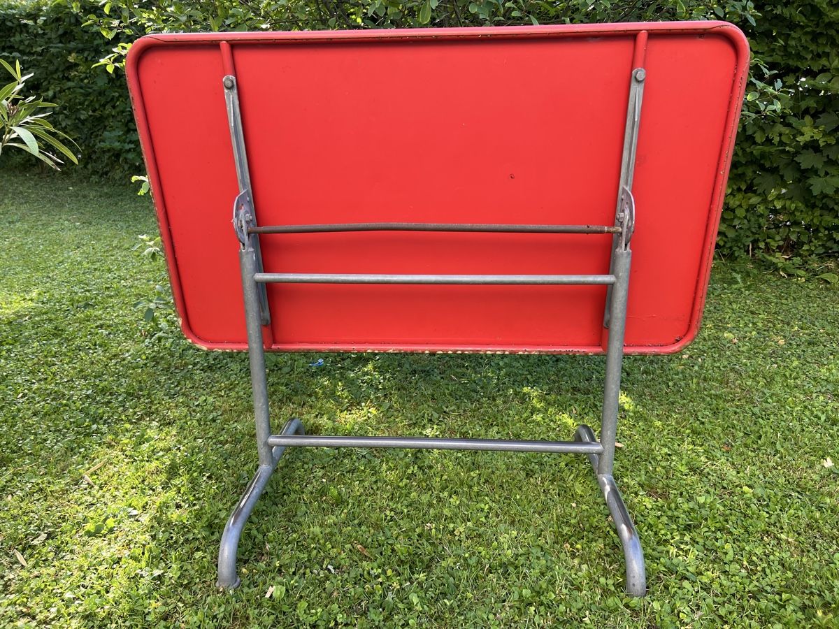 Tavoli: Gartentisch Metall rot – Usato da Zürich venduto da bernhard.jaeggi 2