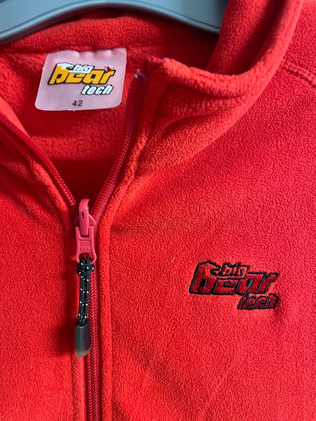 Giacche: Roter BIG BEARTECH Faserpelz / Midlayer Gr. 42 – Usato da Frasnacht venduto da GracyStore 2
