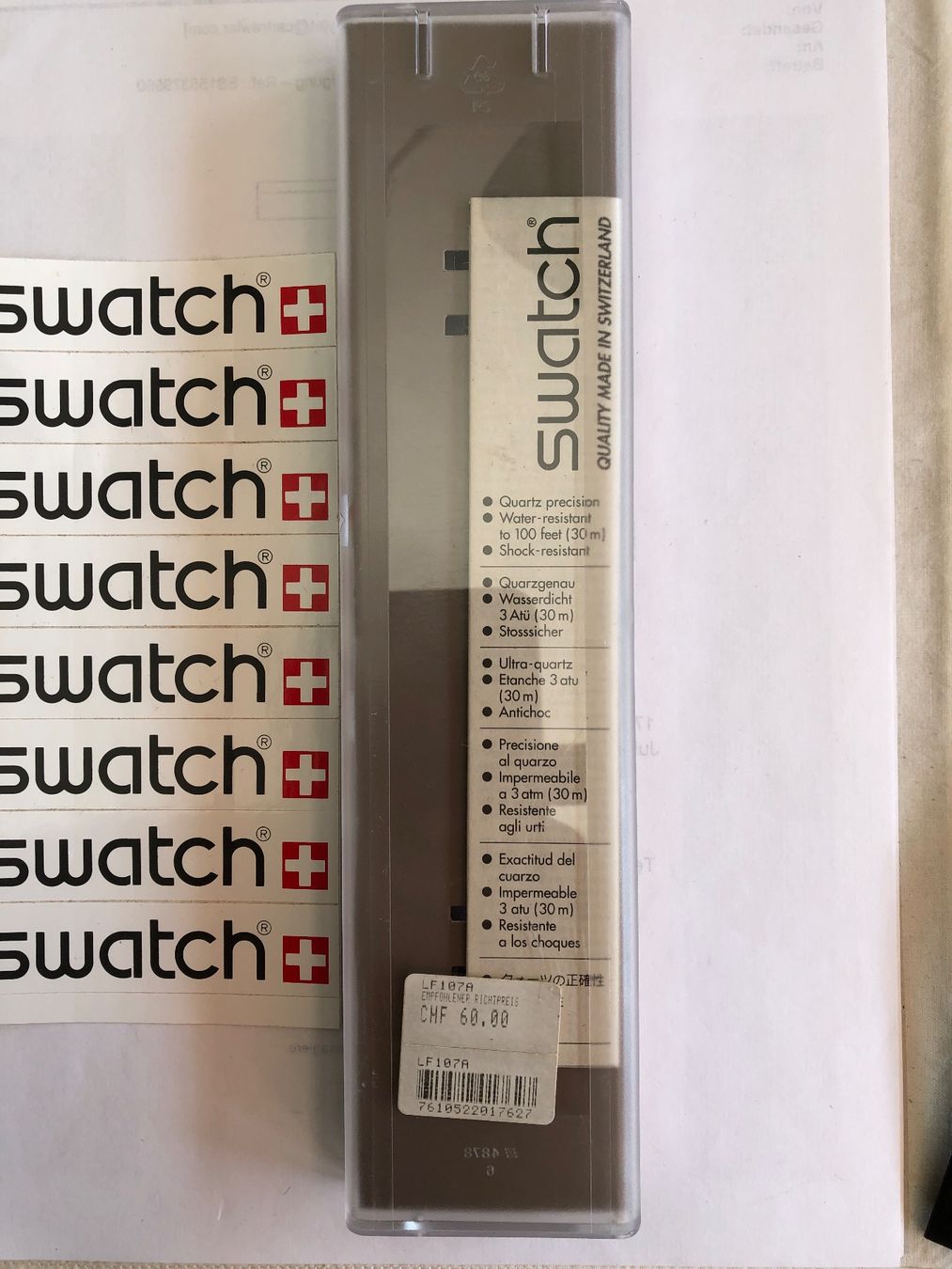 Swatch Uhren: SWATCH LADY WRISTED CHAIN von 2000 – Neu und originalverpackt aus Biel/Bienne von winnertaco 2