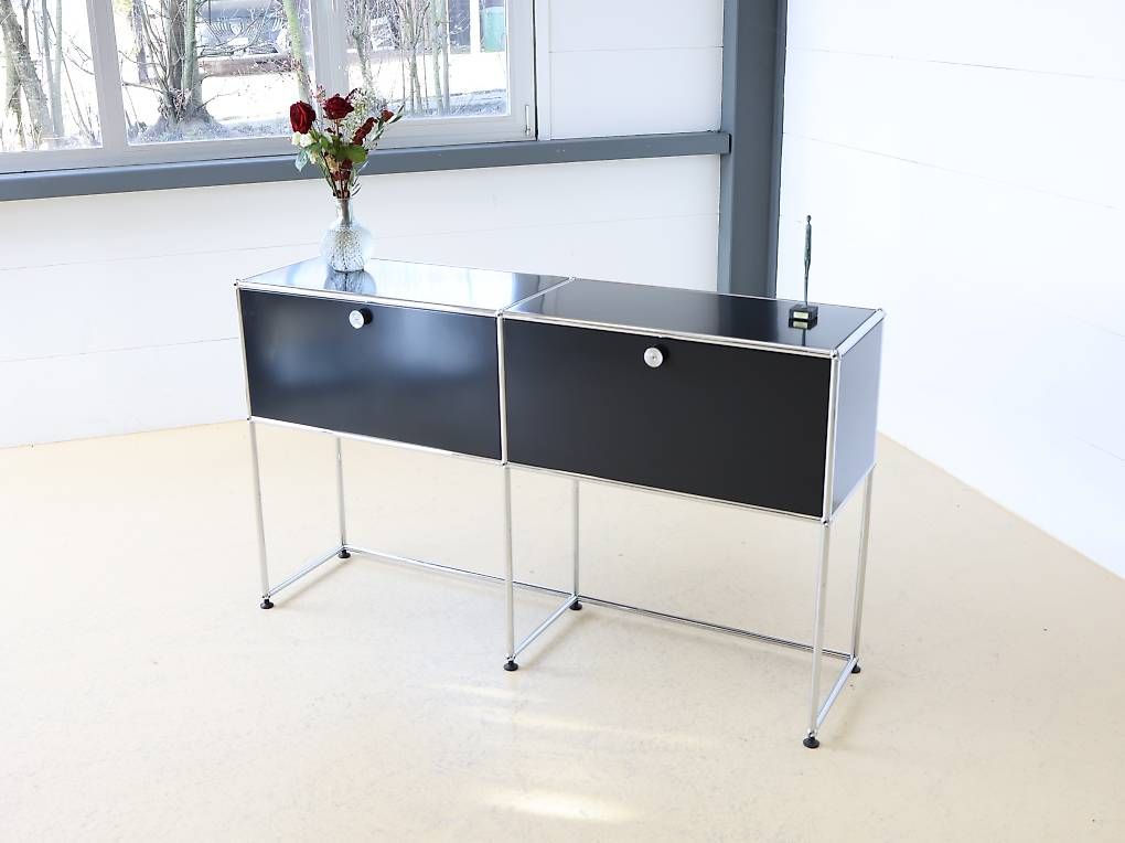 USM Cassettiere: USM Haller Sideboard in Schwarz – Usato da Meinisberg venduto da atelier_TILIJA 2