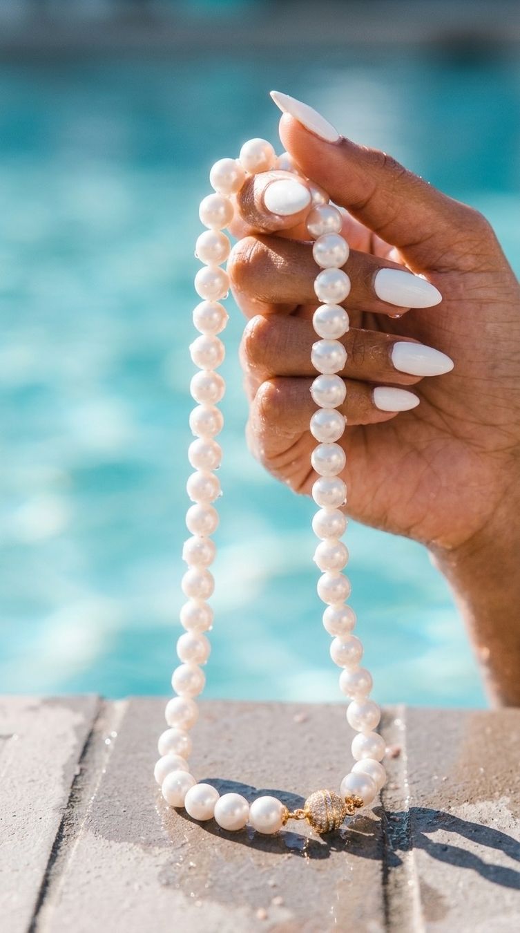 Catenine: Collier Éclat Parisien PERLES NATURELLES – Nuovo e nell'imballaggio originale da St-Maurice venduto da Sandrinette123