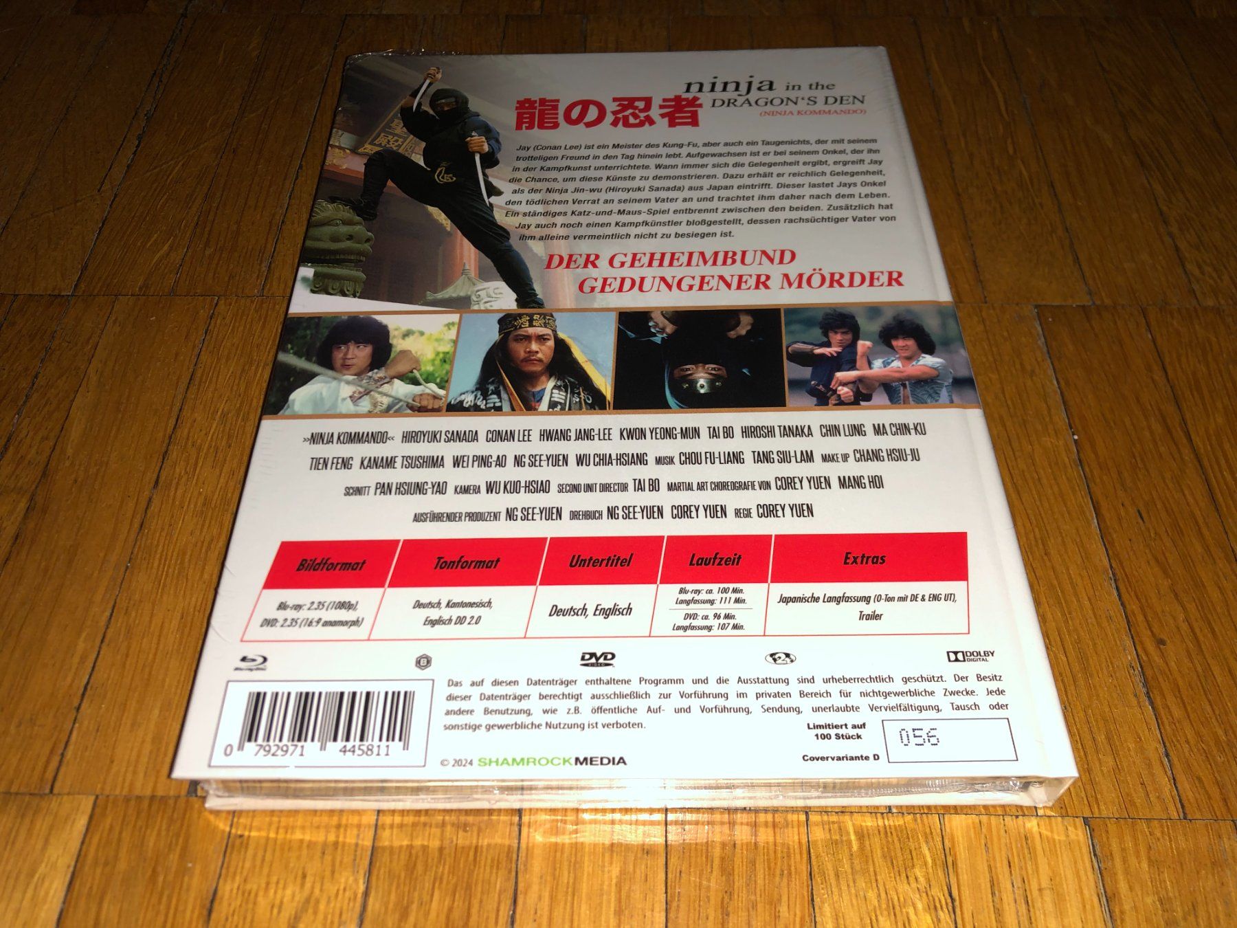 Alle DVDs: Ninja Kommando - MEDIABOOK - D - UNCUT – Neu und originalverpackt aus Basel von havsok 1