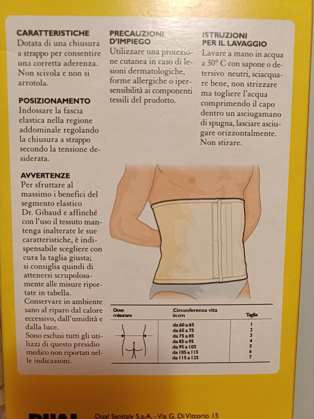 Attrezzature mediche: GIBAUD – Postoperatives Bauchgurt elastisch (NEU) – Nuovo e nell'imballaggio originale da Rancate venduto da Solo_cose_belle 7