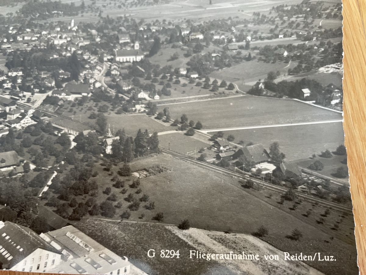 Cartoline postali: Ansichtskarte Reiden Luzern Luftbild ca. 1955 – Nuovo (secondo la descrizione) da Zürich venduto da Sansol79 1