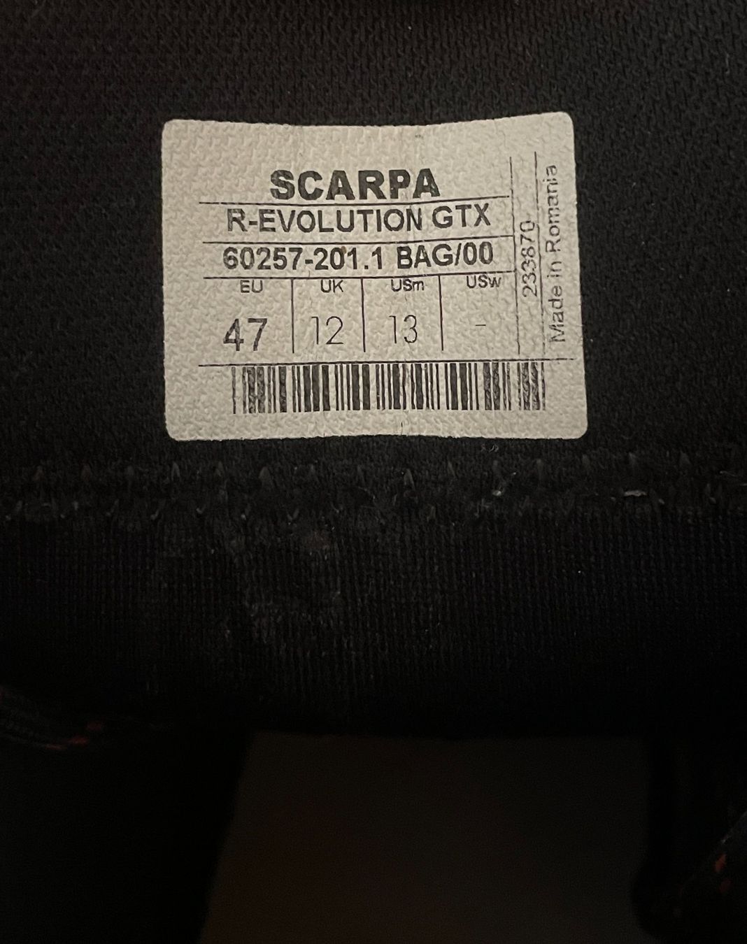 Scarpa Chaussures hommes: Scarpa R-Evolution GTX - Grösse 47 – D'occasion à Zürich par liam.erlach 5