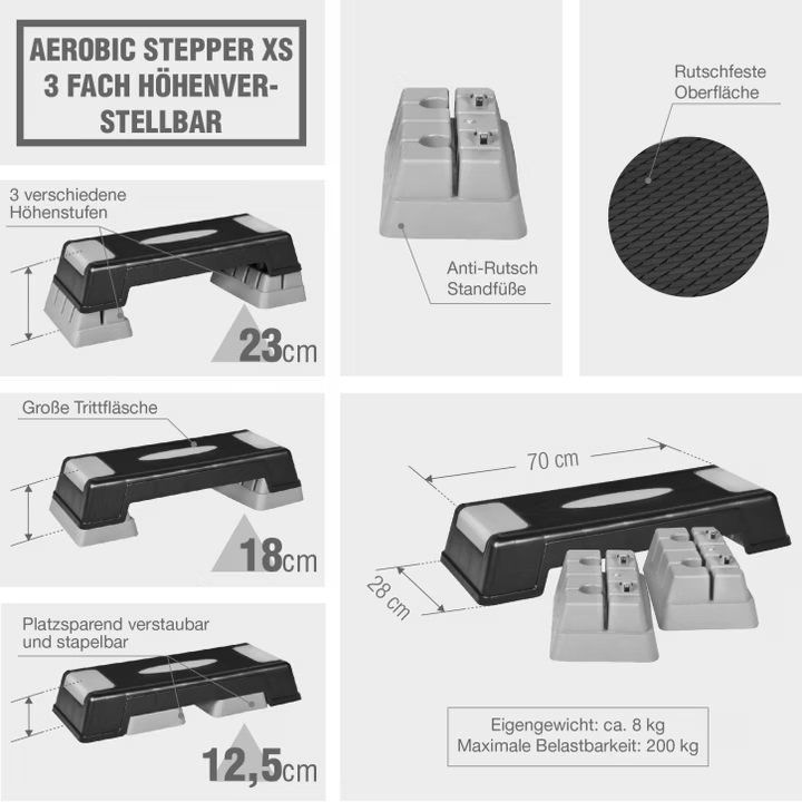 Hometrainer: Gorilla Sports Stepper Grau-Schwarz – Neu (gemäss Beschreibung) aus Muttenz von Gepard23 1