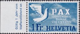 1945, PAX Nr.270 ** postfrisch mit "TAB", Kat: 20.-+