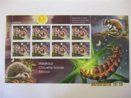 2016 4x Nachtaktive Tiere Postfrisch