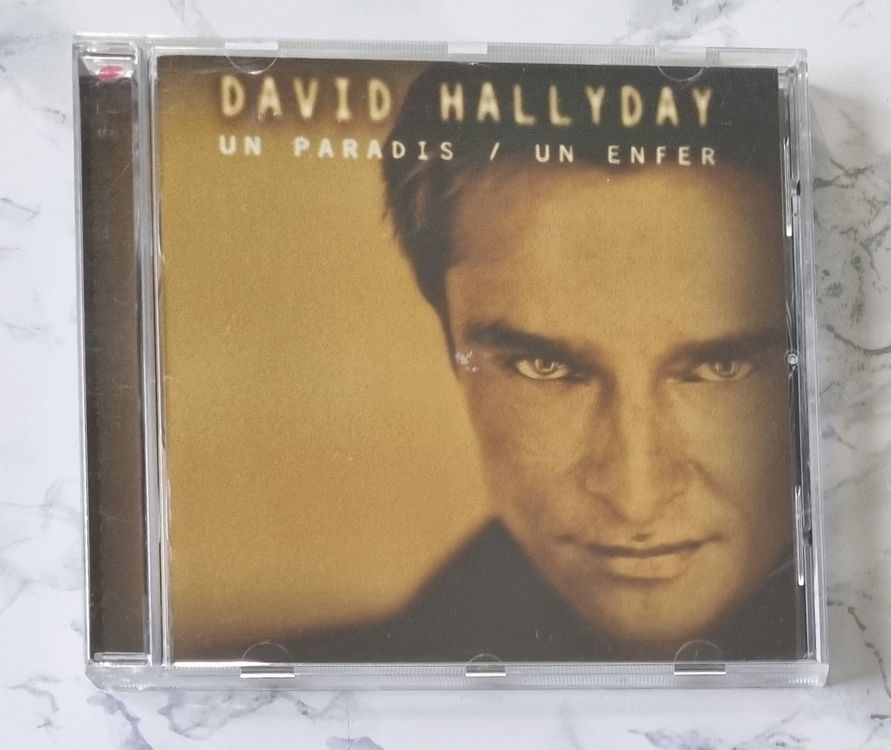 cd DAVID HALLYDAY - Un Paradis Un Enfer - 1999 cd VG++