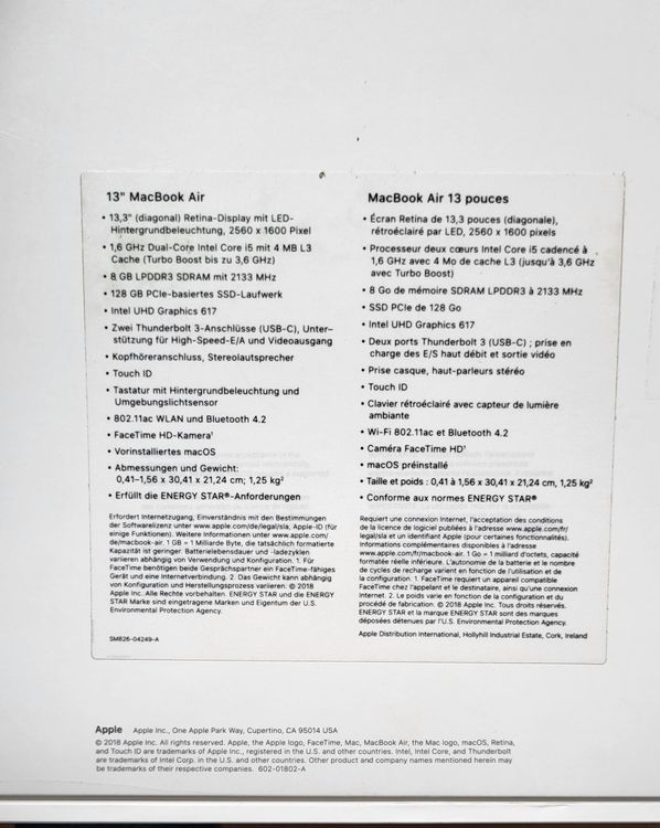 Apple Notebook: MacBook Air – Usato da Fribourg venduto da VictoriaShop7 5