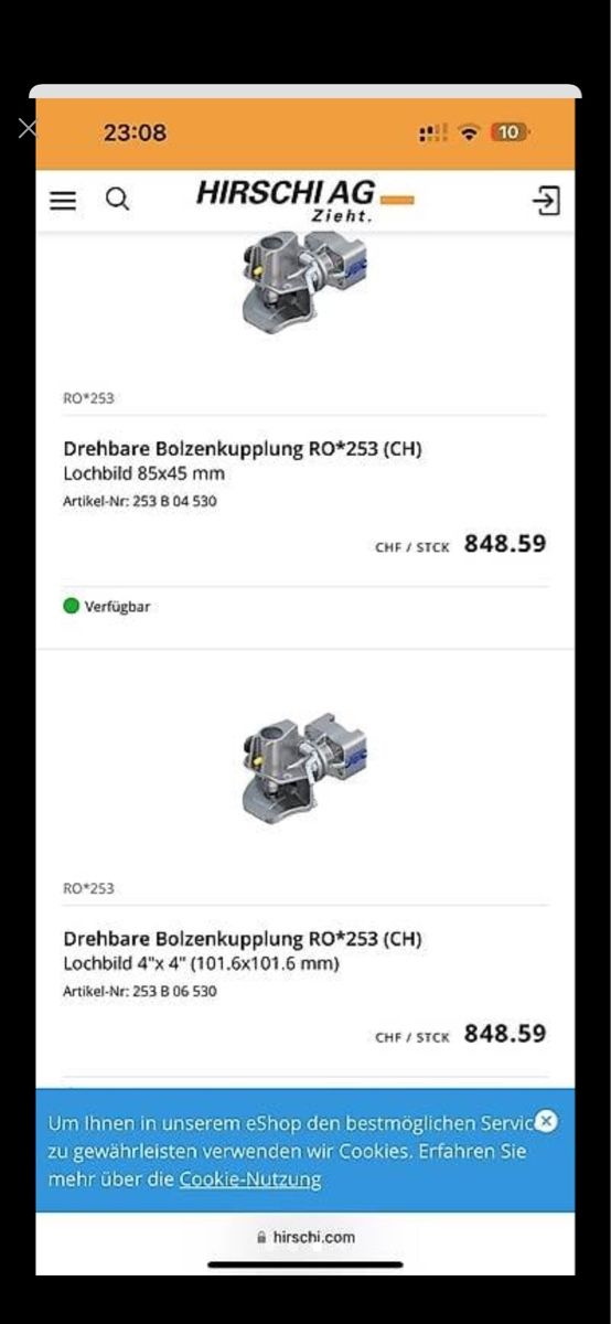 Rockinger Anhängerkupplungen: Rockinger Anhangerkupplung 253 – Neu (gemäss Beschreibung) aus Künten von tot_bw26 2
