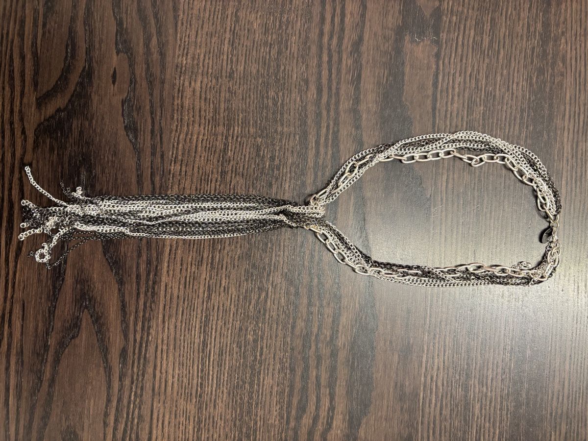 Catenine: Statement Kette Silber Schwarz von Guess – Nuovo (secondo la descrizione) da Unterentfelden venduto da Nadineb23