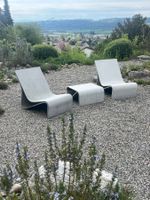 Eternit Sponeck Set 2 Lounger und Tisch